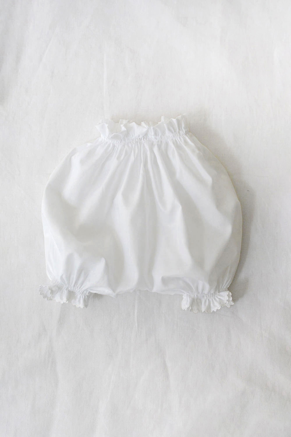 Swiss Cotton Bloomers - White