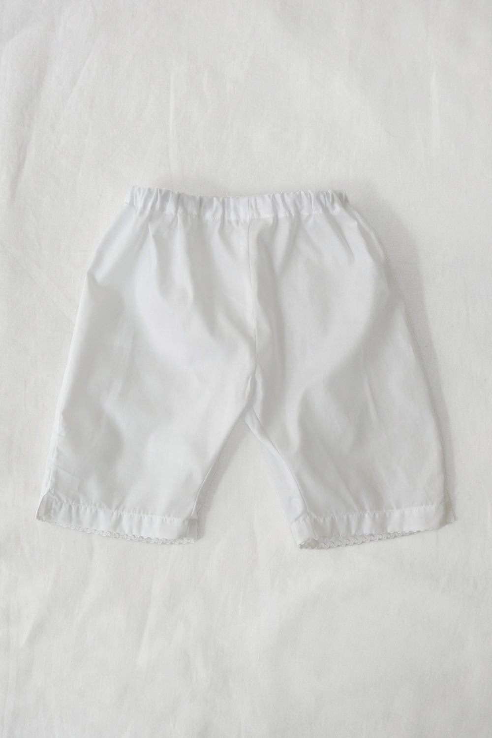 Swiss Cotton Pants - White