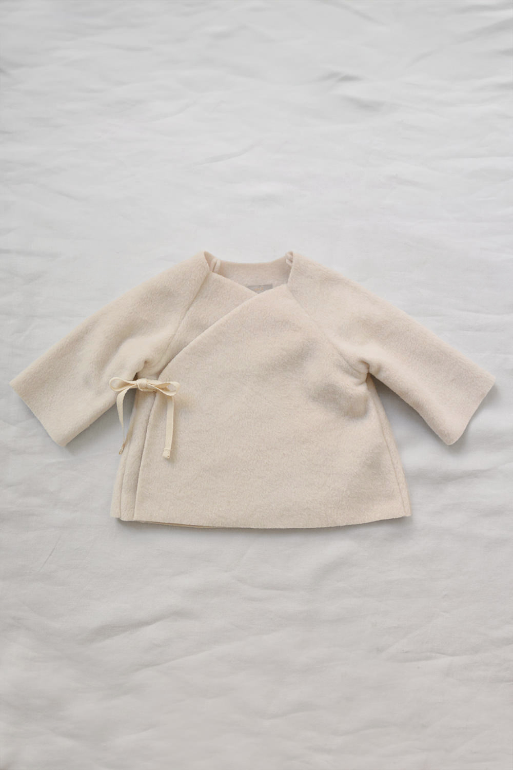 Fleece Kimono Jacket - Cream