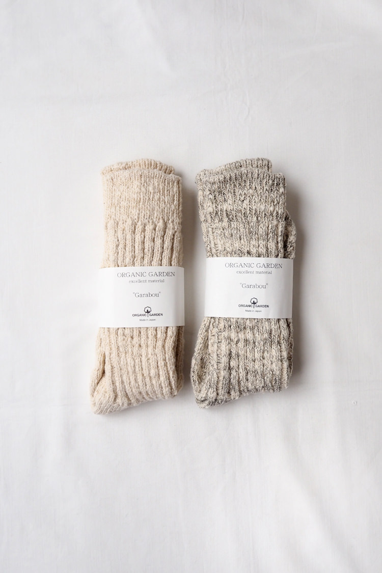 boom as a result Team up with Garabou Organic Cotton Socks made in Japan - MAKIE