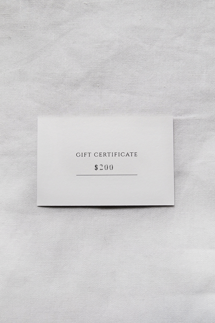 Gift Certificate