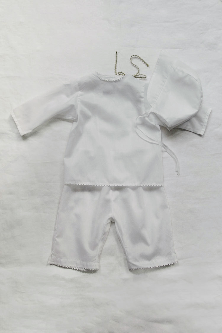 Baby Set #8 Swiss Cotton - White