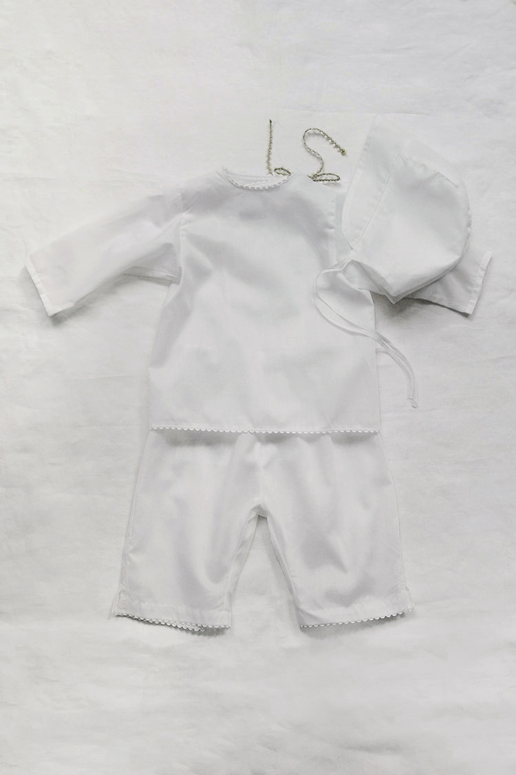 Baby Set #8 Swiss Cotton - White