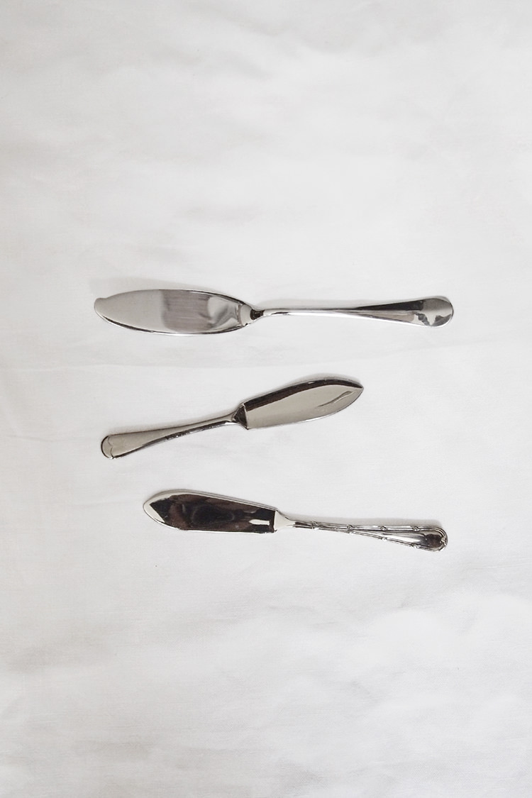 Vintage Silver Plated Butter Knives from England