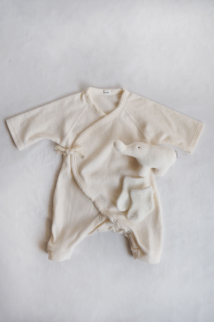 Makie Baby Set #9 – Ivory. A perfect baby shower gift. Top