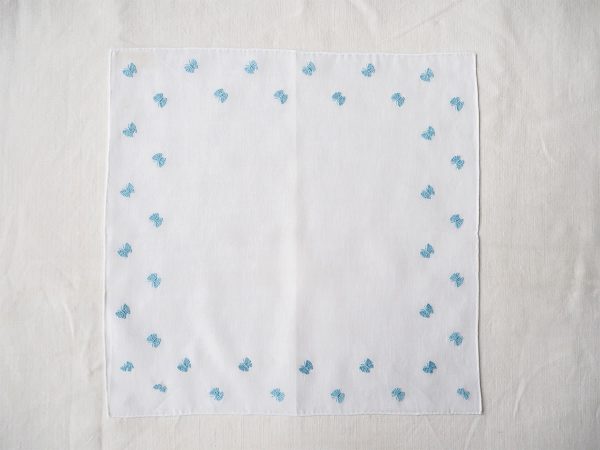 Deadstock Linen Handkerchief - Butterfly - MAKIE