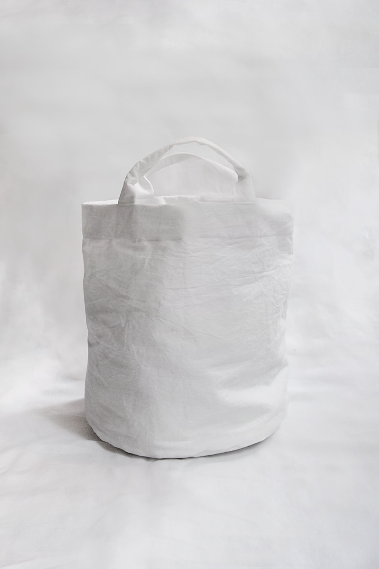 Cotton Linen Bag - White or Natural or Black