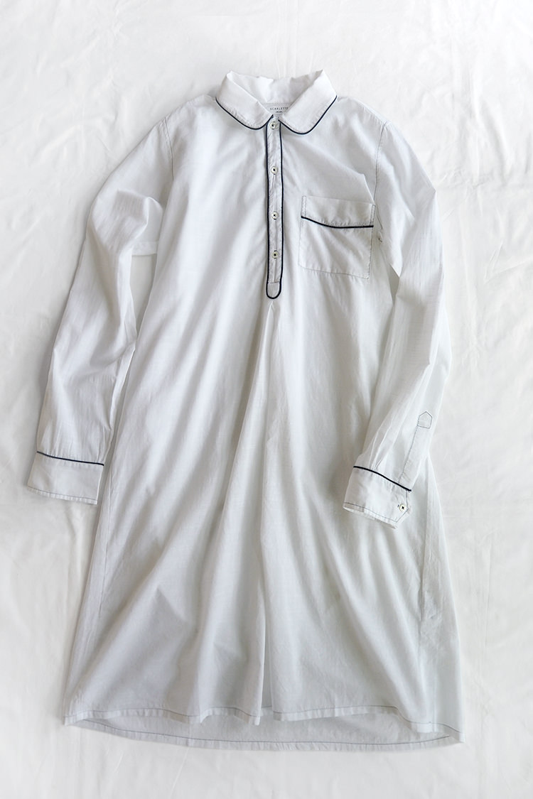 collar night dress