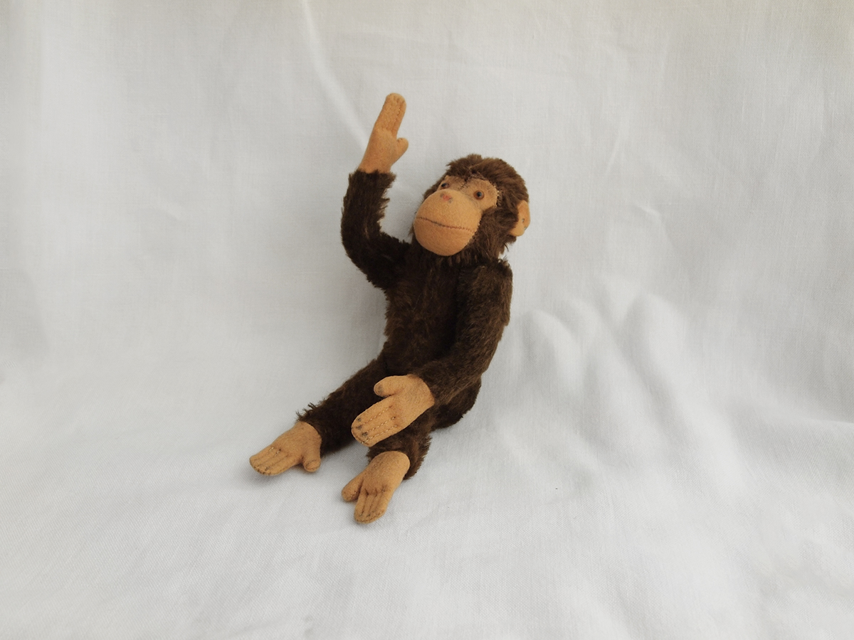 stuffed chimpanzee vintage
