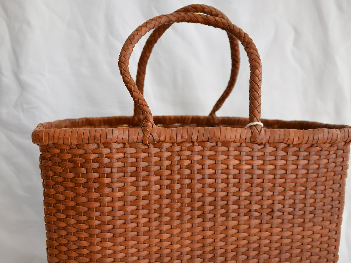 Dragon Diffusion Grace small woven leather tote - Women - Tan Tote Bags