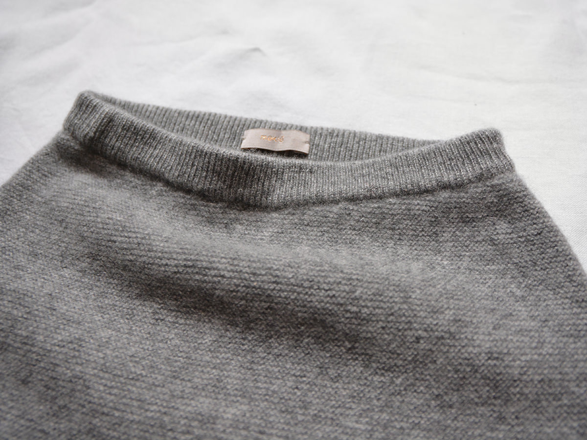 MAKIE Cashmere Pants Gema - Gray - Fine Knit Cashmere Baby Pants