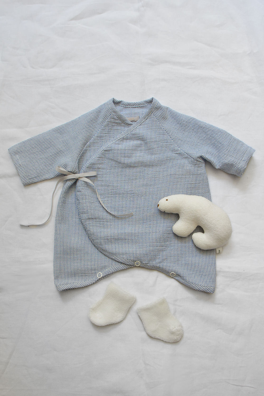 Baby Set #17 - Blue Check