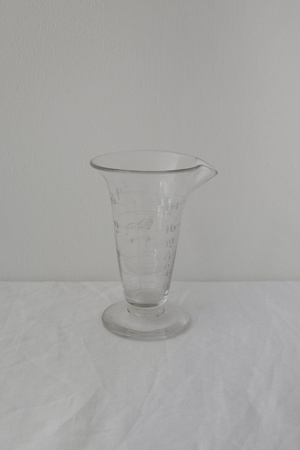 French Vintage Pharmacy Glass - A