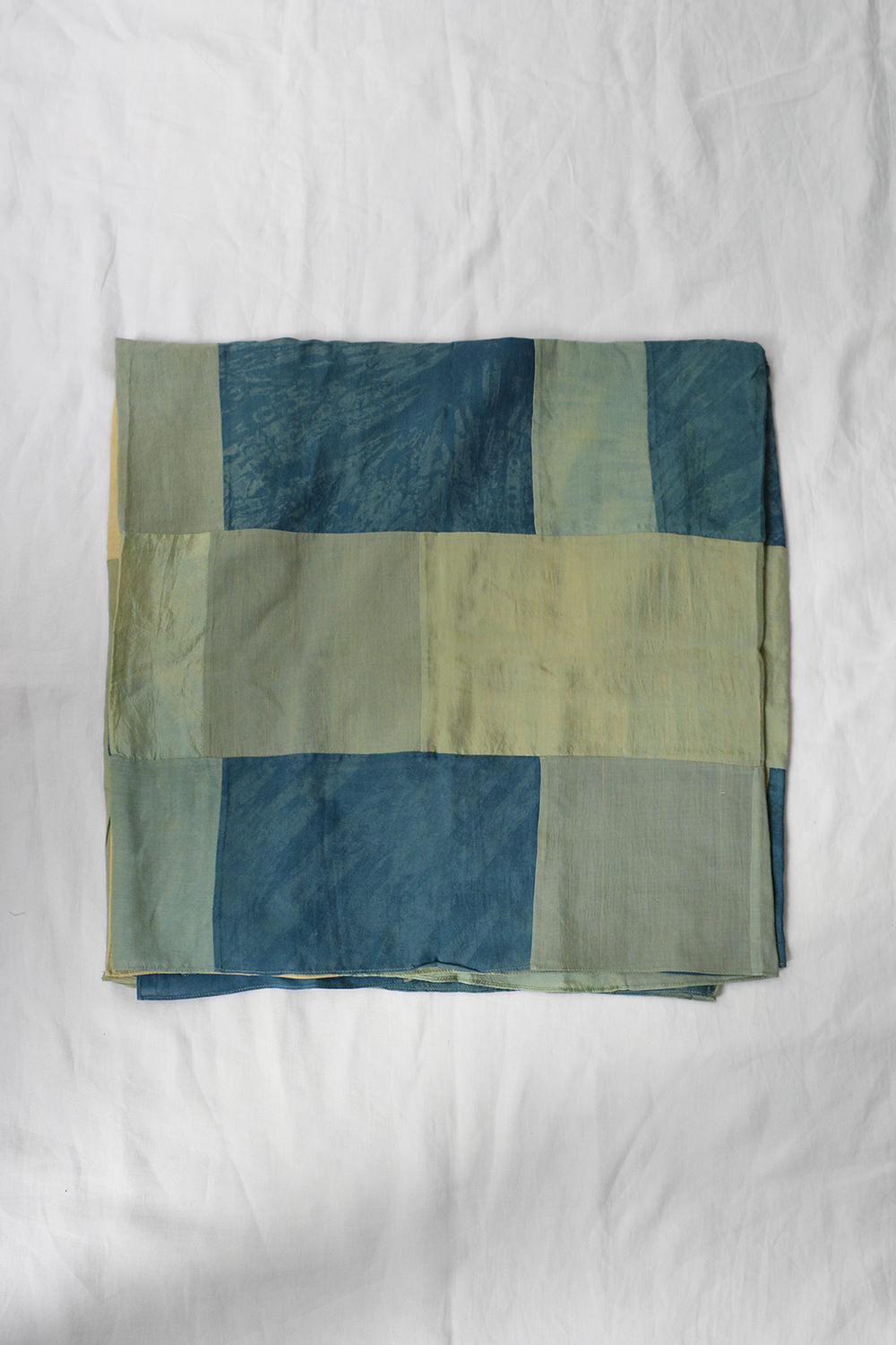 Maku Textiles, Helena Patchwork Shawl - Forest - Makie. Top