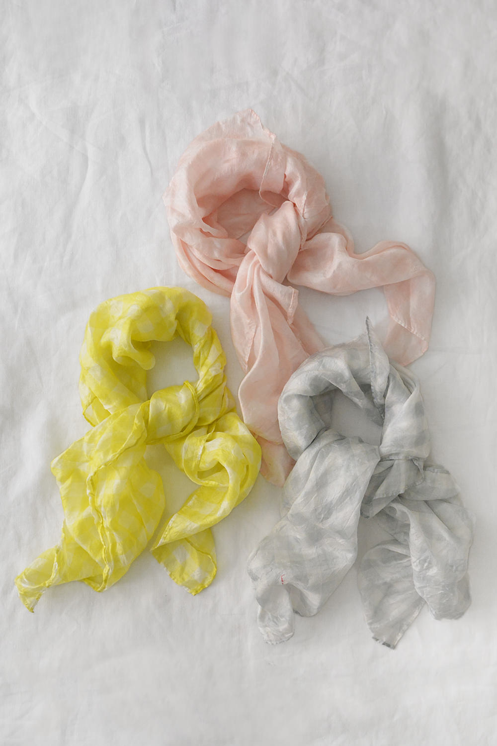 manuelle guibal, silk scarf