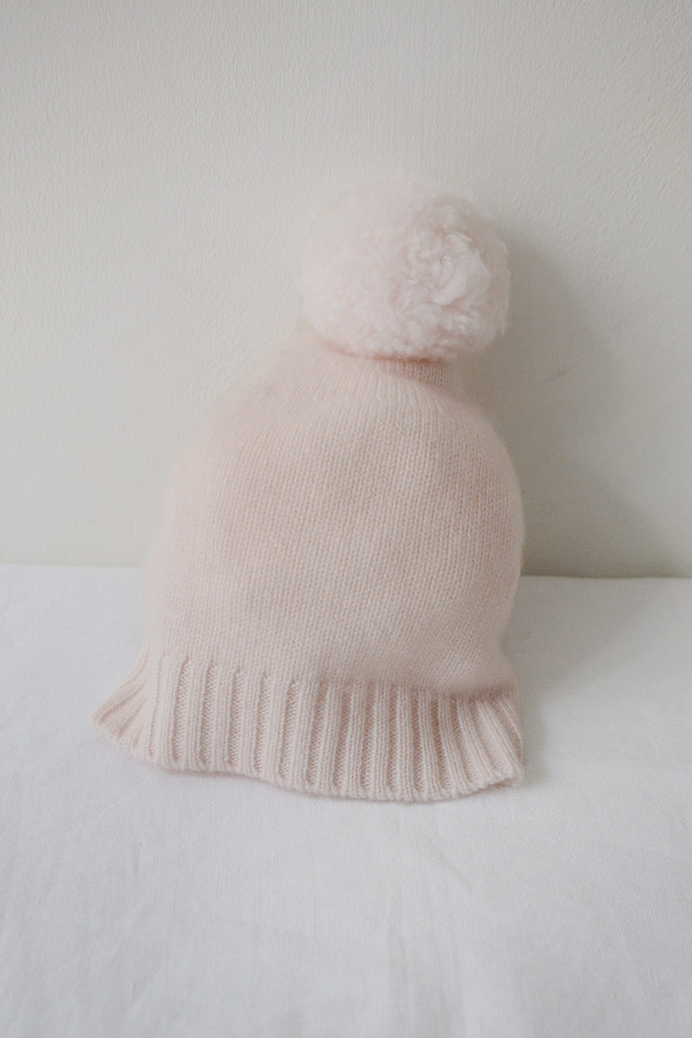 Cashmere Pom Pom Hat Gema CA7 - Peach