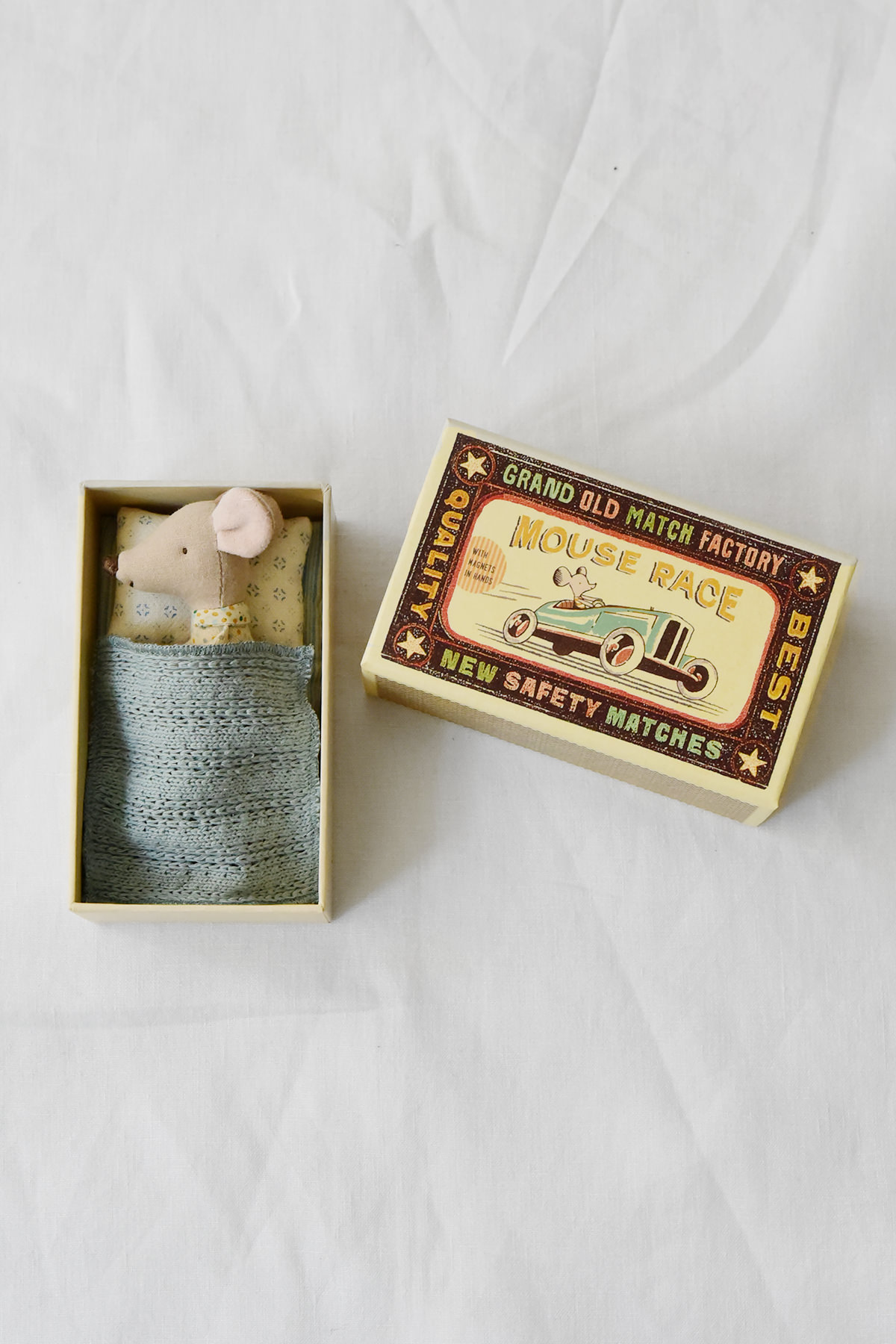 Maileg, Little Brother Mouse in Box