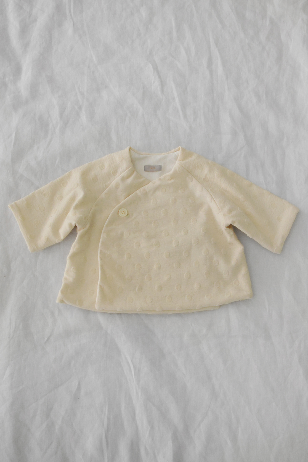 Organic Cotton Kimono Jacket Mona - Milk - Makie. Top.
