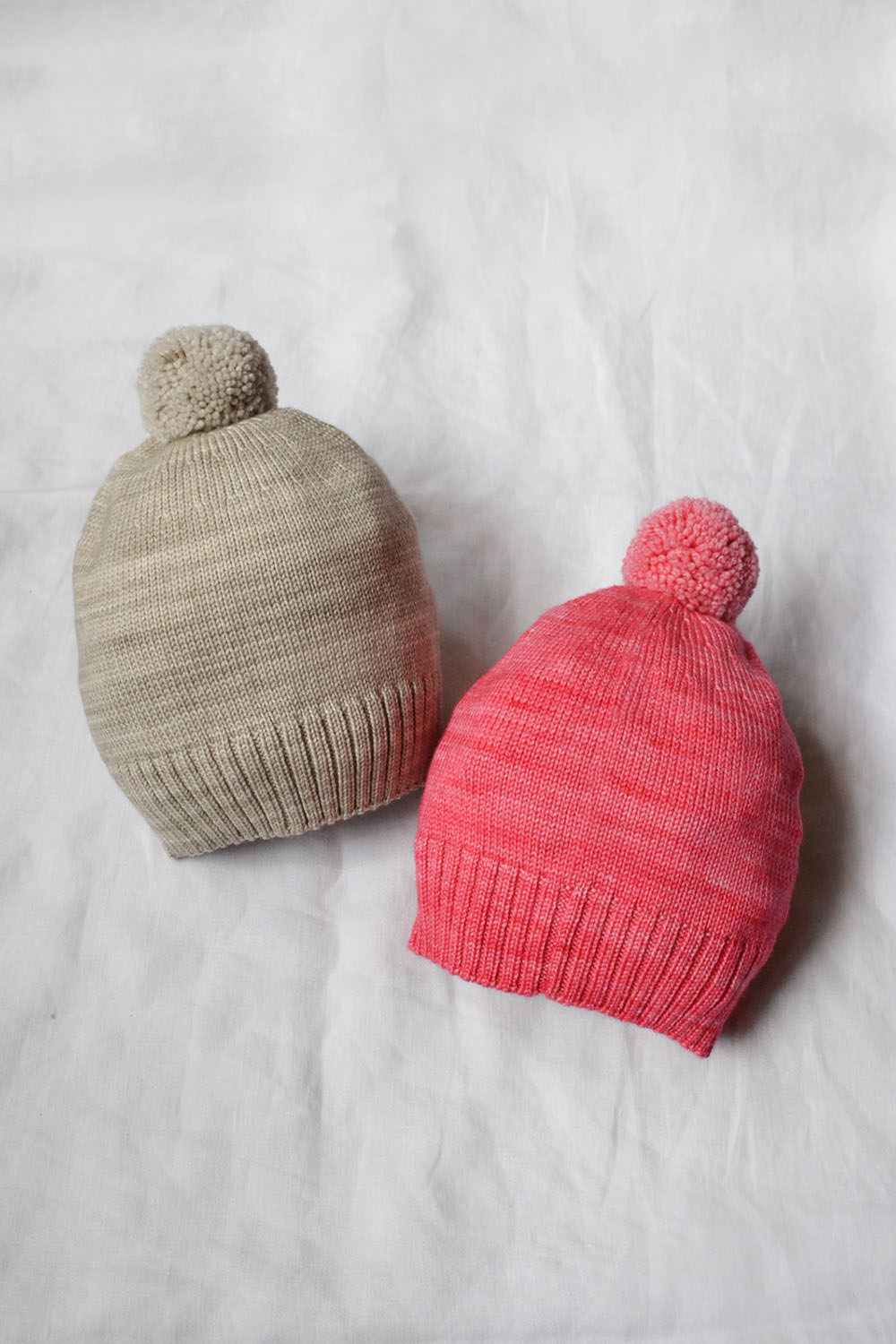 Merino Wool Kid's Pom Pom Hat