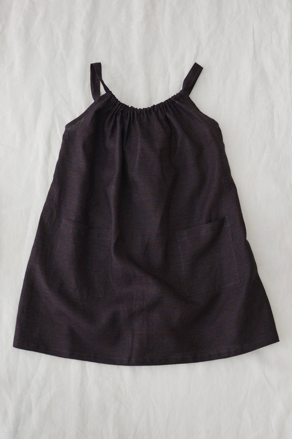Sundress Nico - Brown x Navy