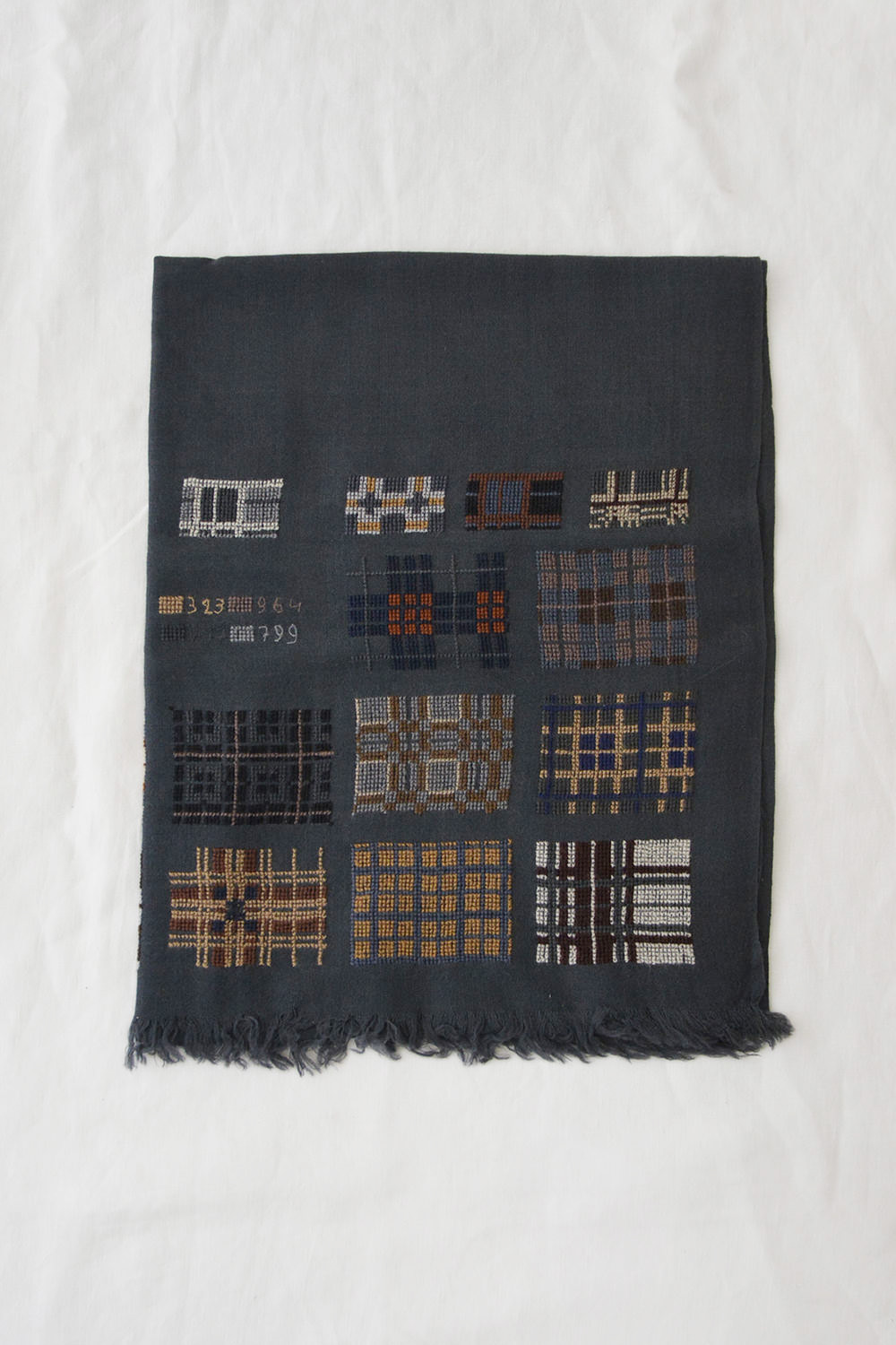 Sophie Digard Scarf - Pitchblack - Makie. Main.