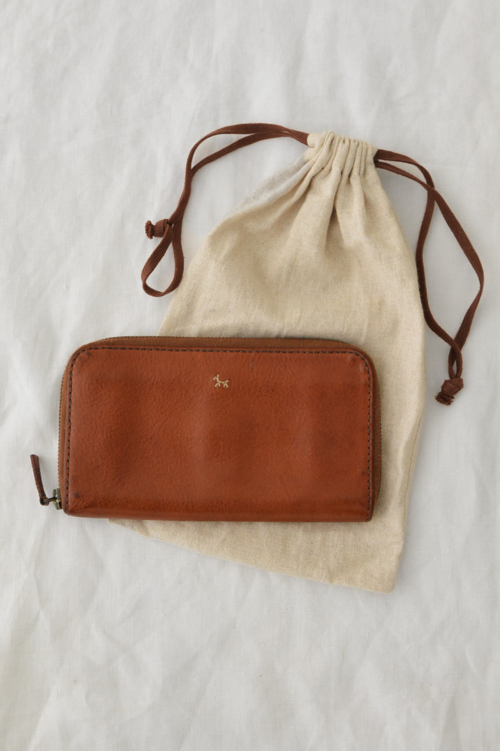 Henry Cuir, Vintage Leather Wallet - Brown - Makie. Top.