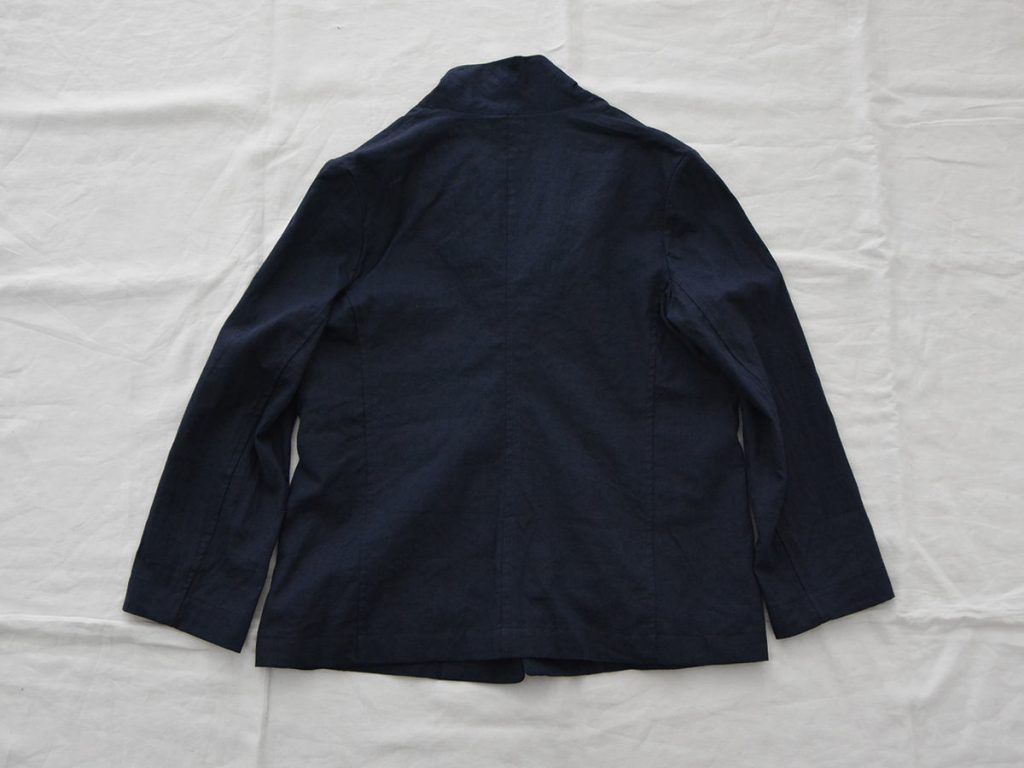 Bergfabel, Walking Jacket Linen Cotton - Night - Made in Italy - MAKIE