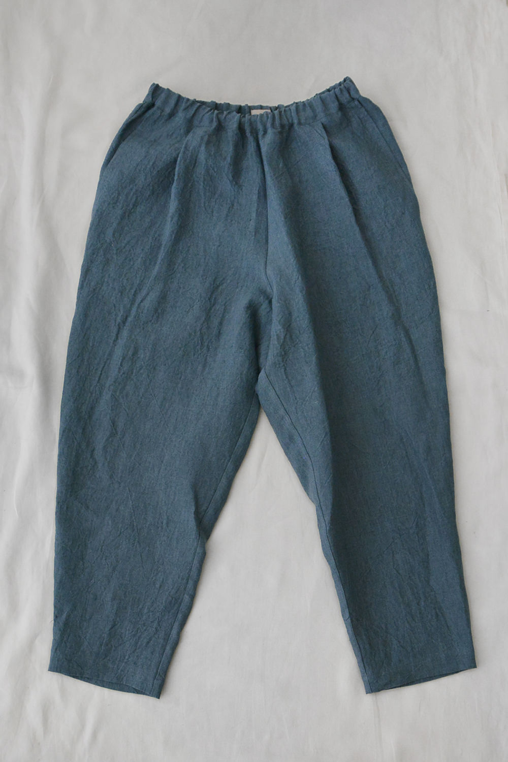 Linen Pants Luna - Slate Blue Top Picture