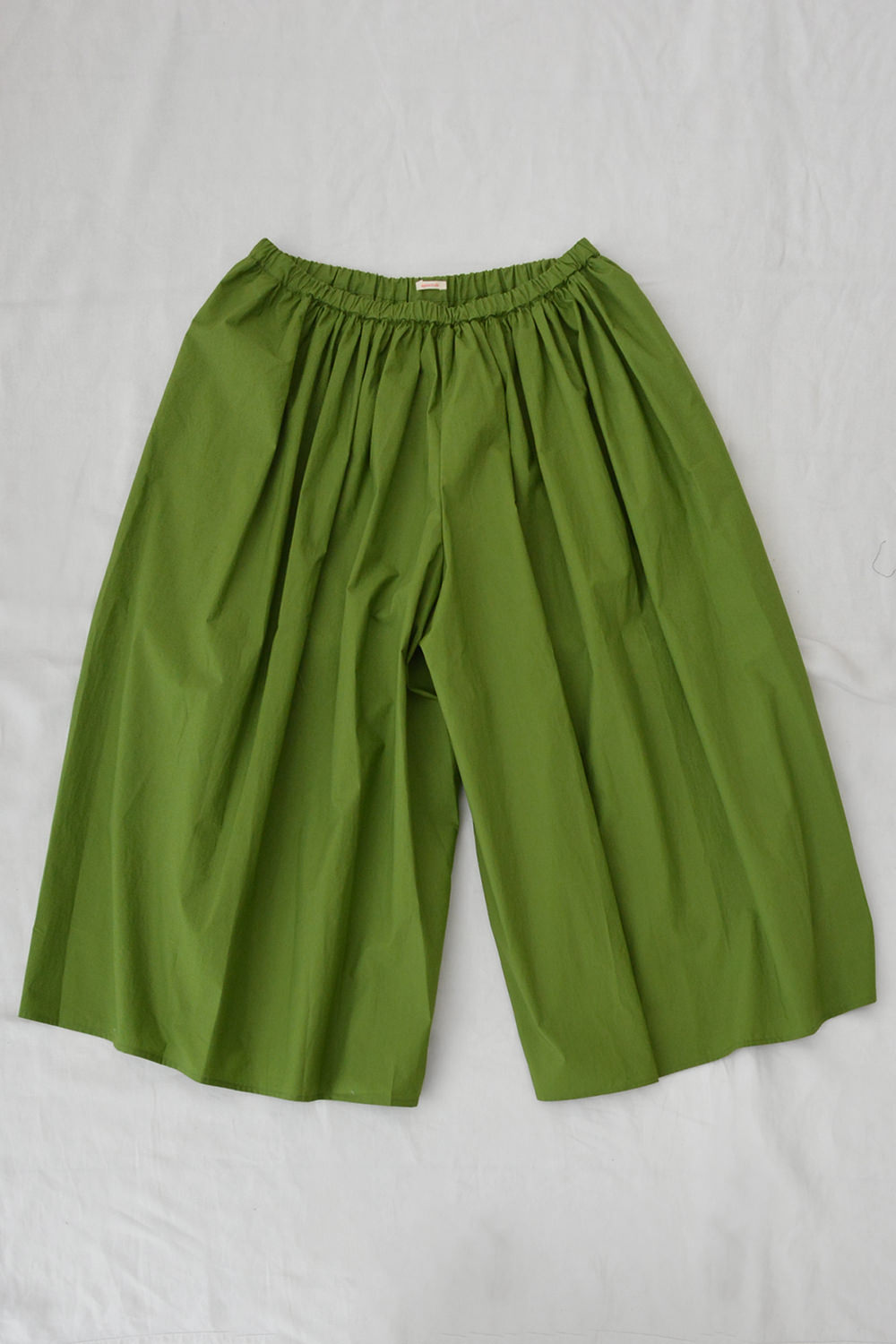 apuntob Cotton Flare Pants Green - Main.