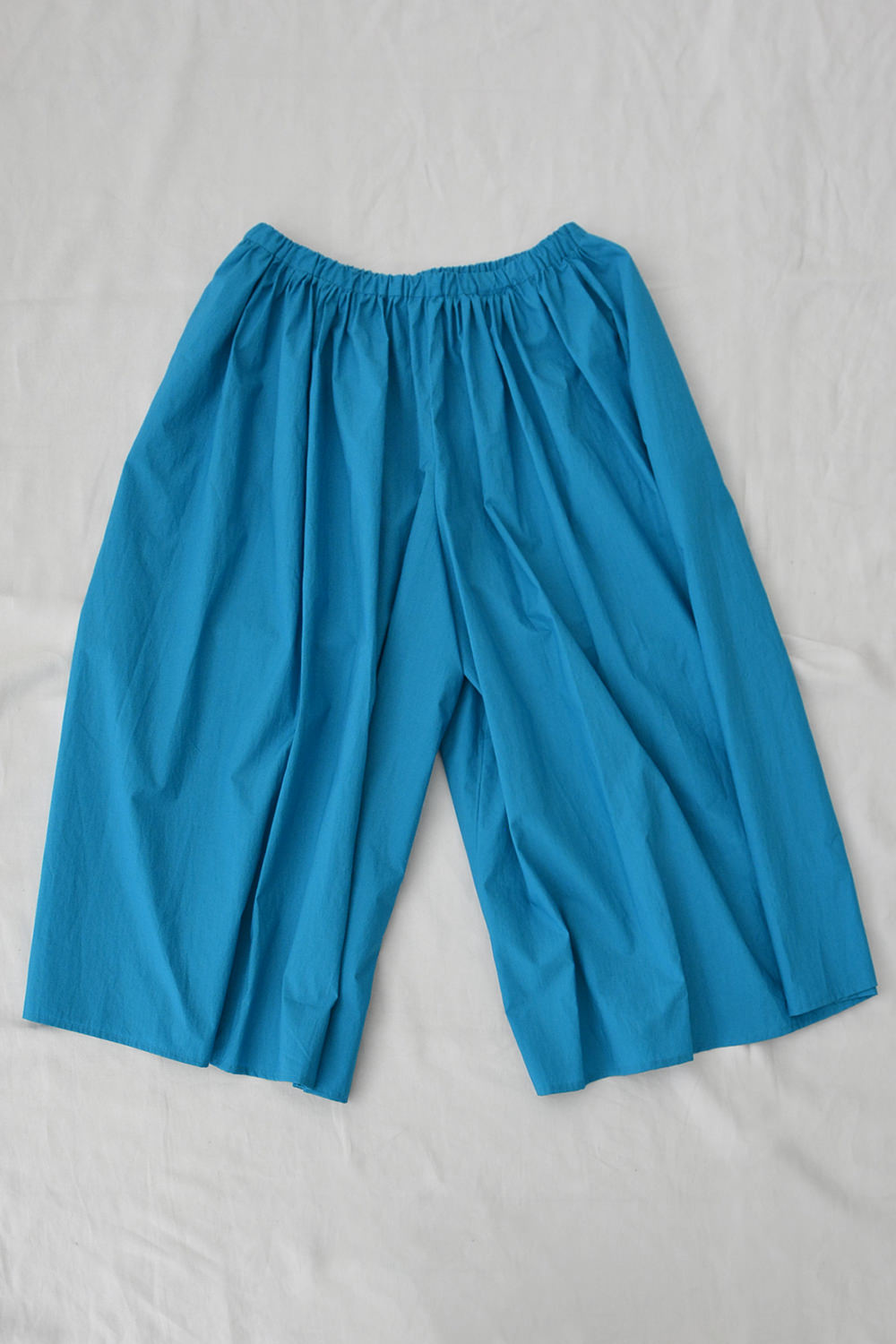 apuntob Cotton Flare Pants Turquoise - Main.