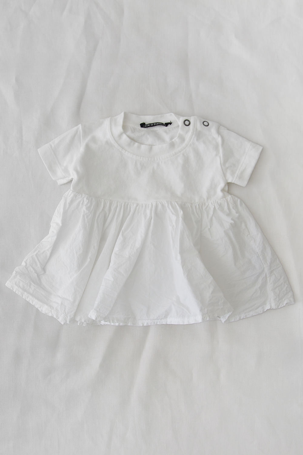 Album di Famiglia, Toddler Dress - White. Main.