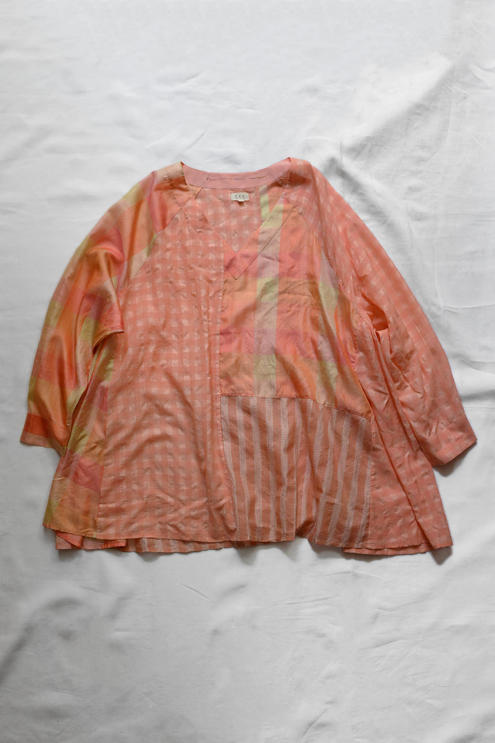 EKA, Blouse Pia - Peach - Makie. Main.