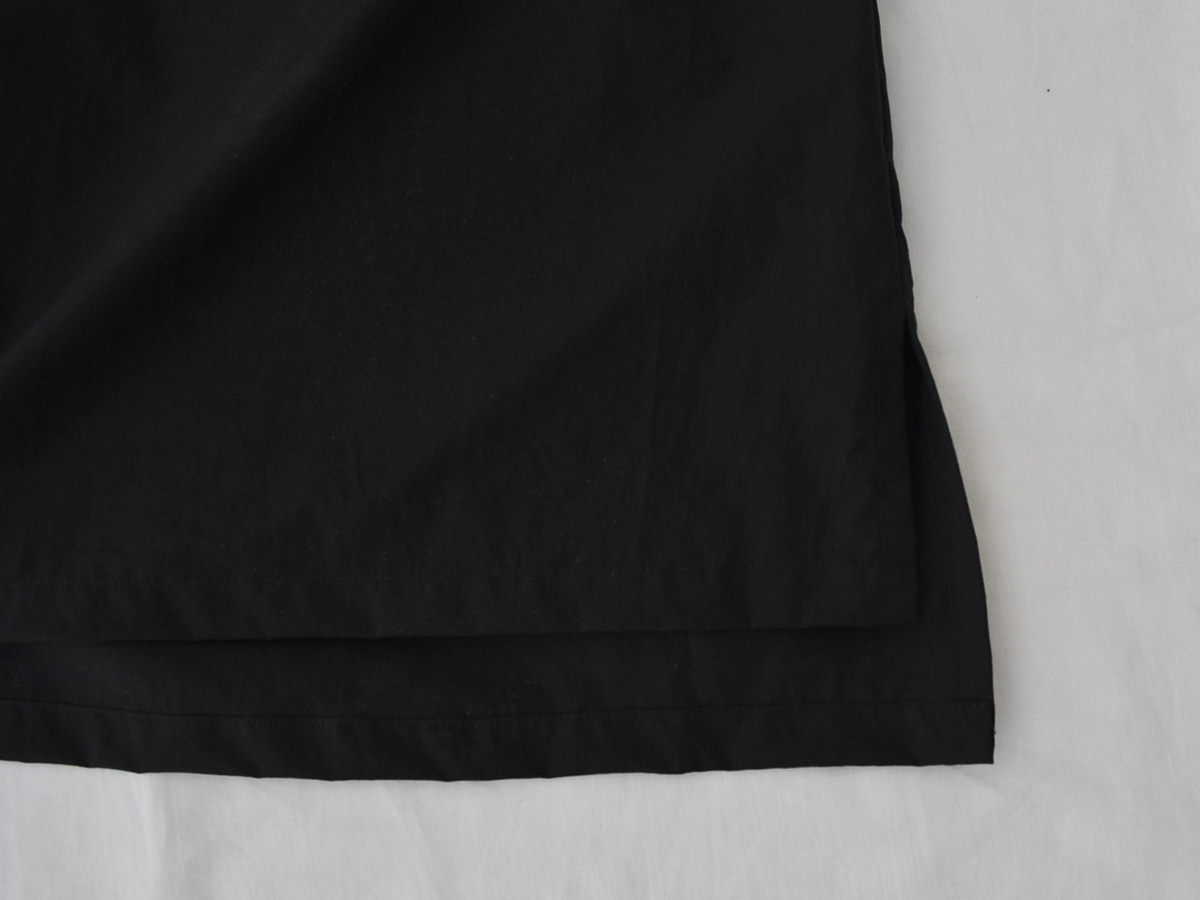 MAKIE 100% Cotton Short Sleeve Dress Lena - Black