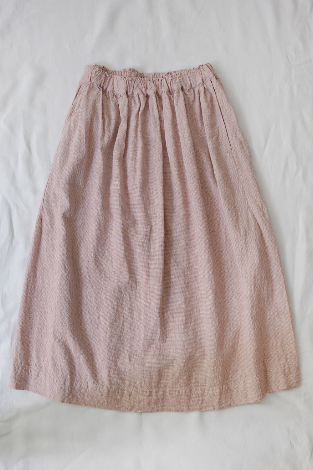 Linen Cotton Skirt Margot red Top Picture