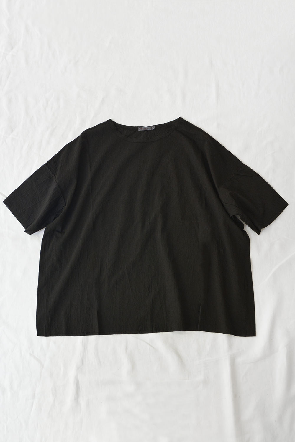 Manuelle Guibal Oversize Cotton T-shirt Black Top Picture