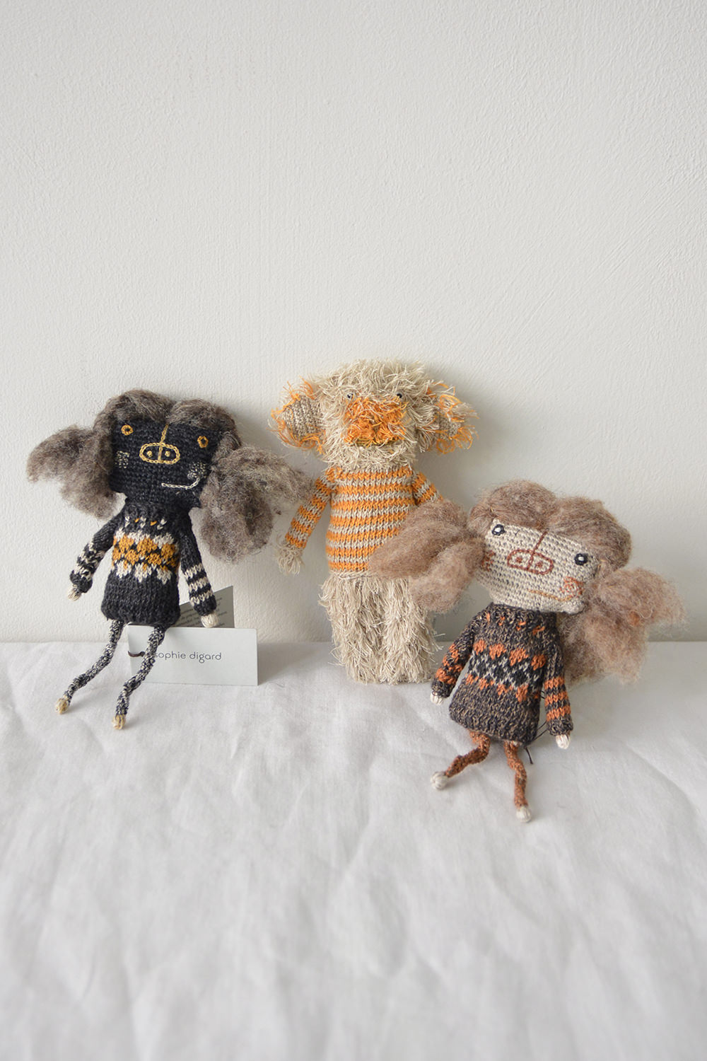 Sophie Digard Paris, Dolls - Charlotte Sheelin Pollux & Charlotte Greige - Makie. Main.