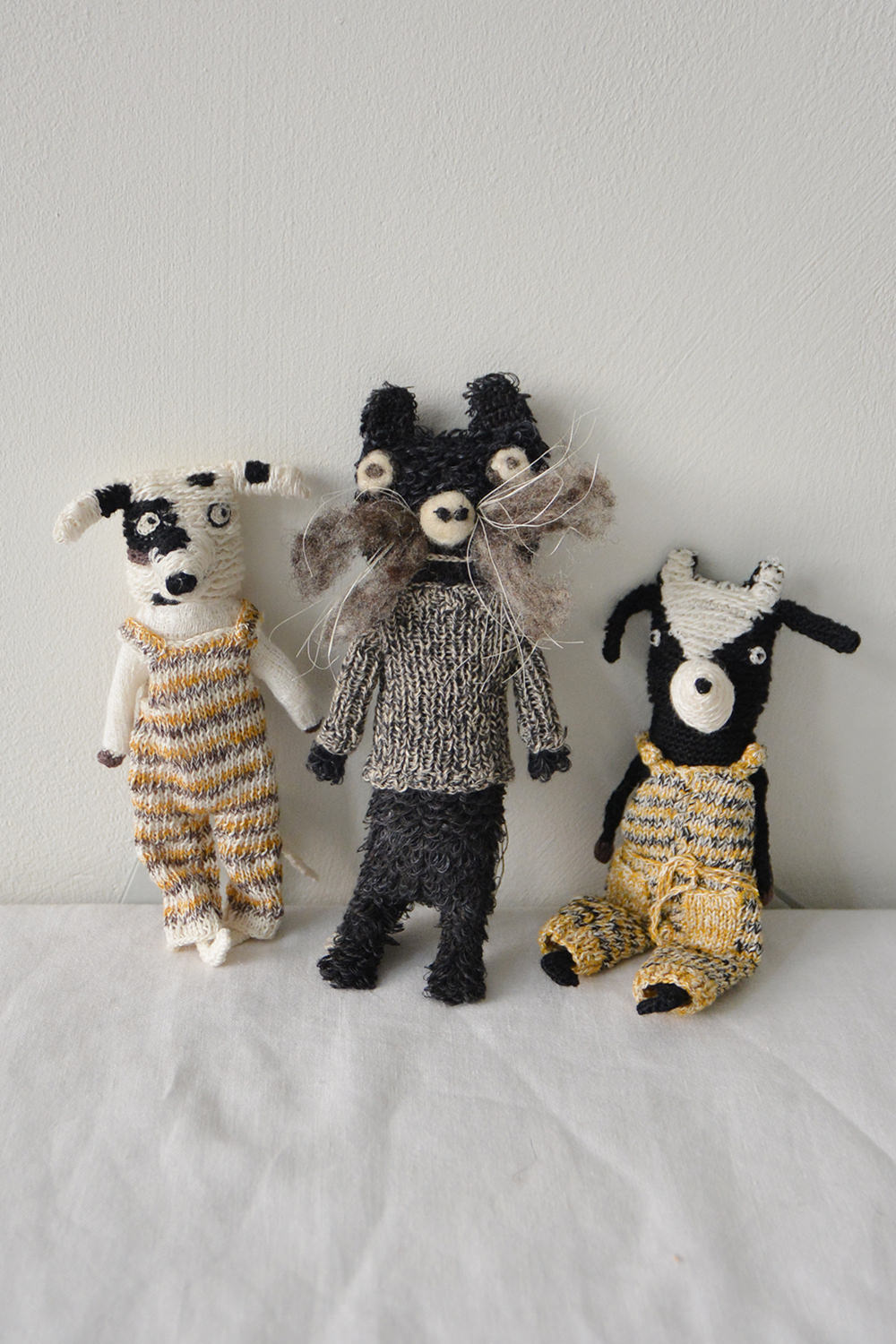 Sophie Digard Handmade Dolls Cow and Cat - Makie. Main.
