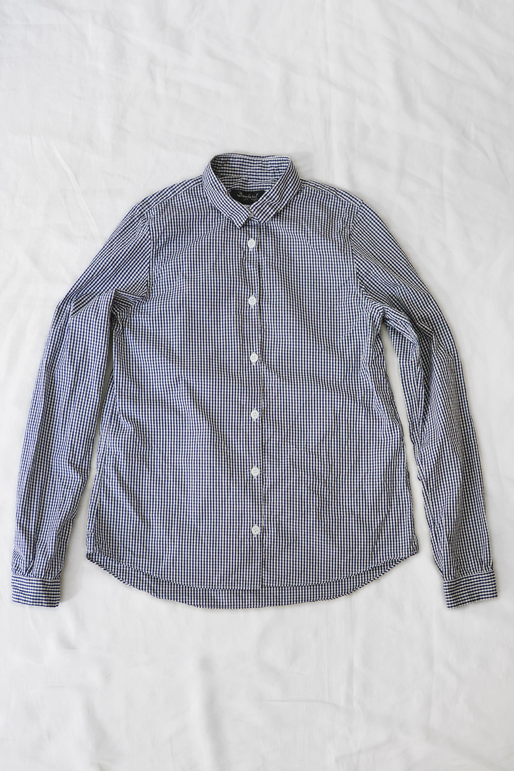Bergfabel short tyrol shirt navy gingham check main picture