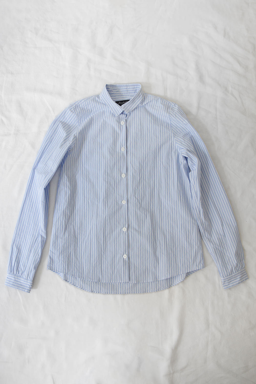 Bergfabel short tyrol shirt blue stripe main picture