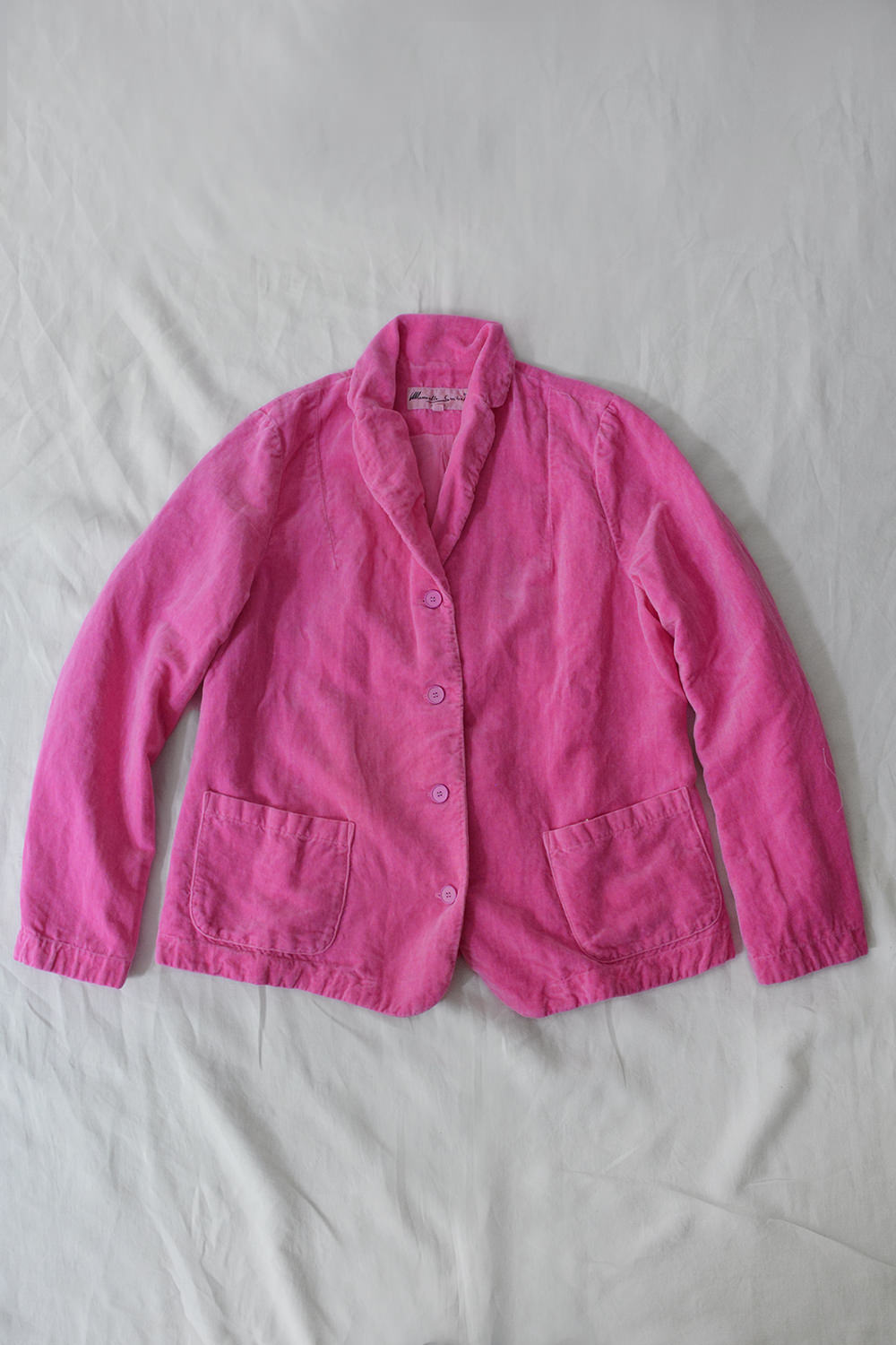 Manuelle Guibal Velvet Jacket Pink Top Picture