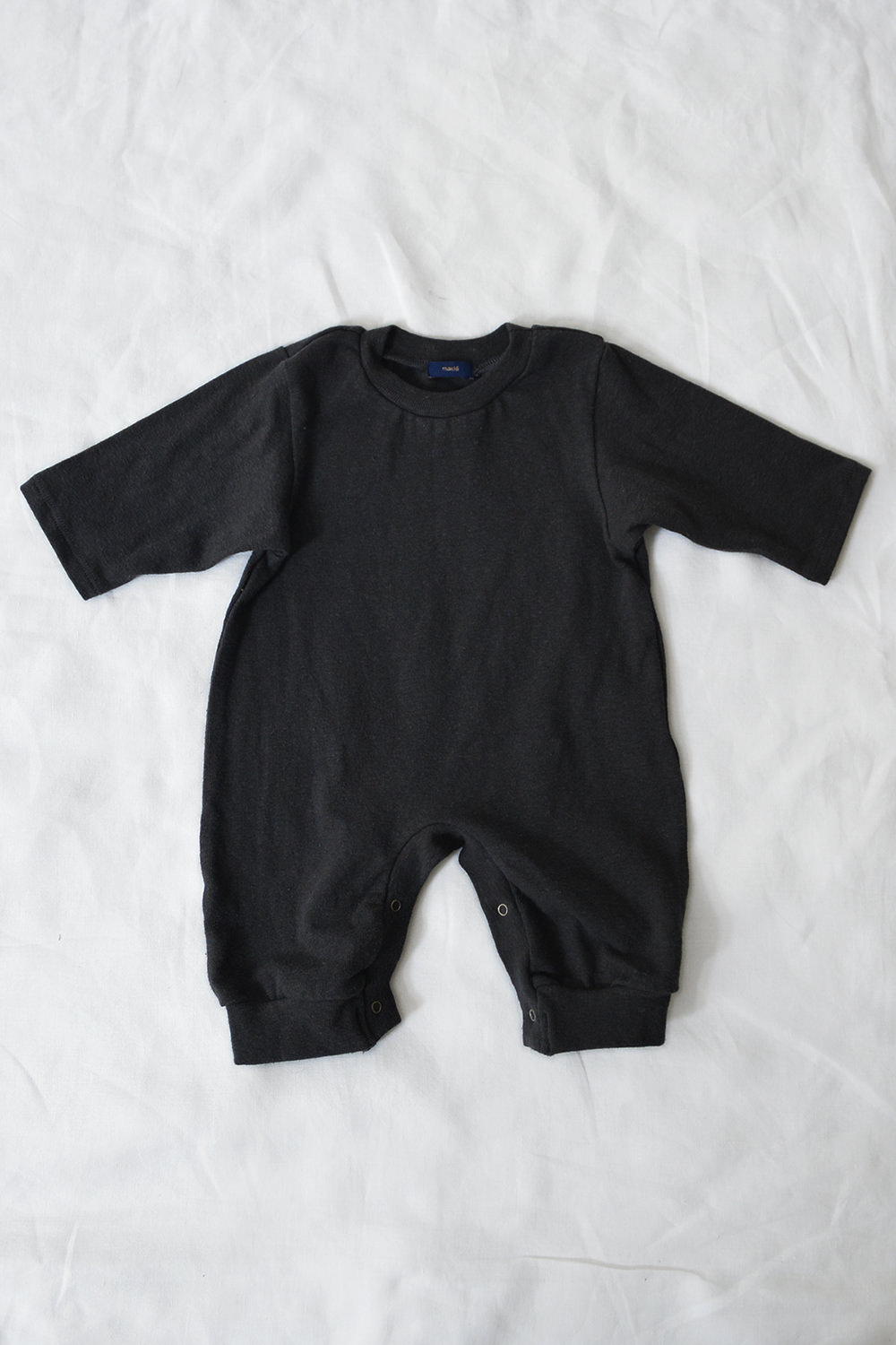 Jersey Cotton Onesie Charcoal Top Picture
