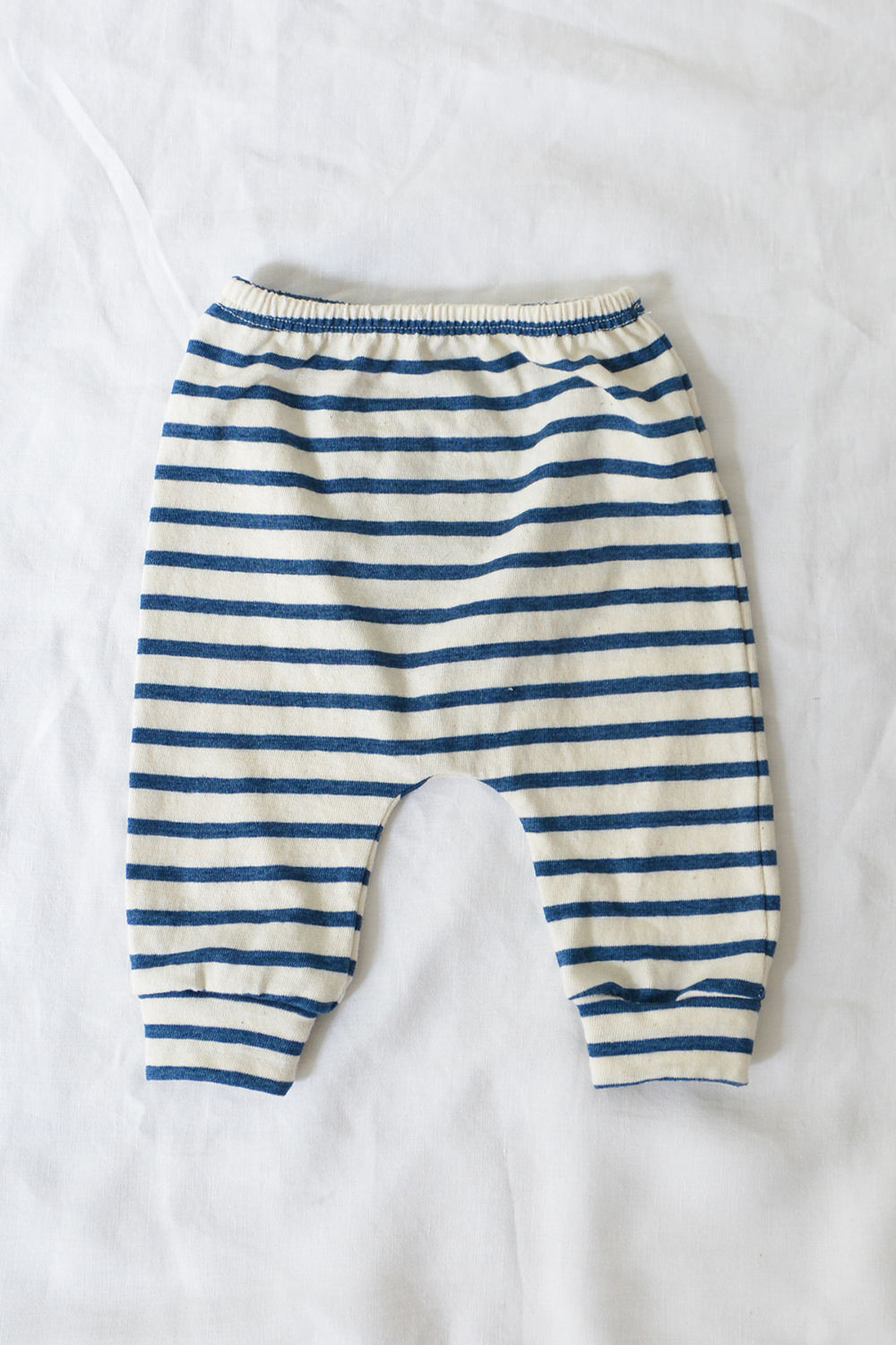 Japanese cotton baby pants navy top picture
