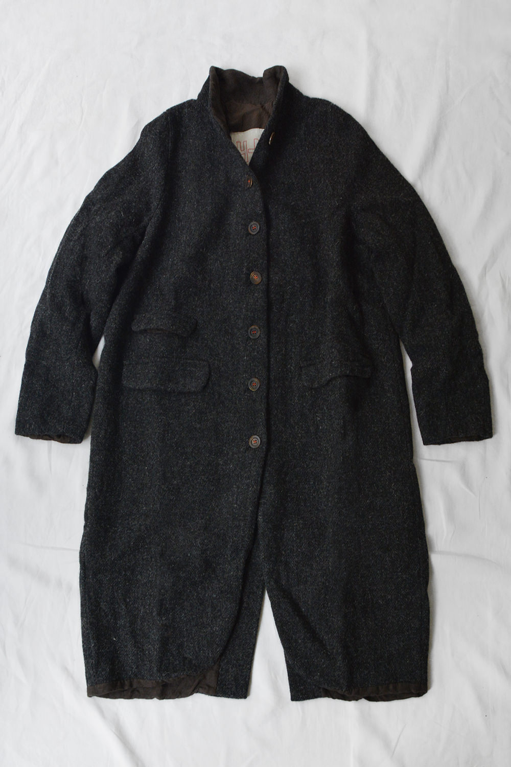 H+ Hannoh Wessel, Marika Coat - Charcoal - Makie. Main.