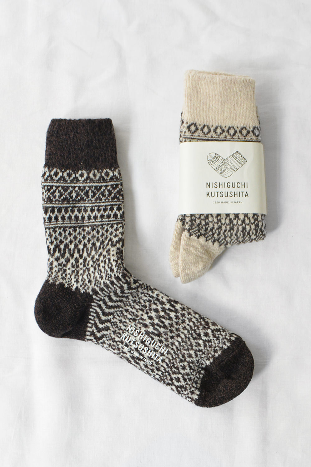Nishiguchi Wool Socks top Pictures