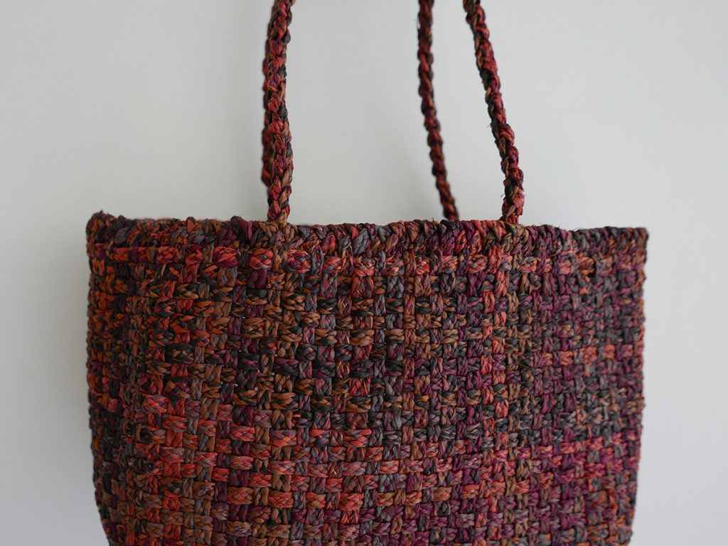 Sophie Digard Long Handles Crochet Raphia Bag - MAKIE