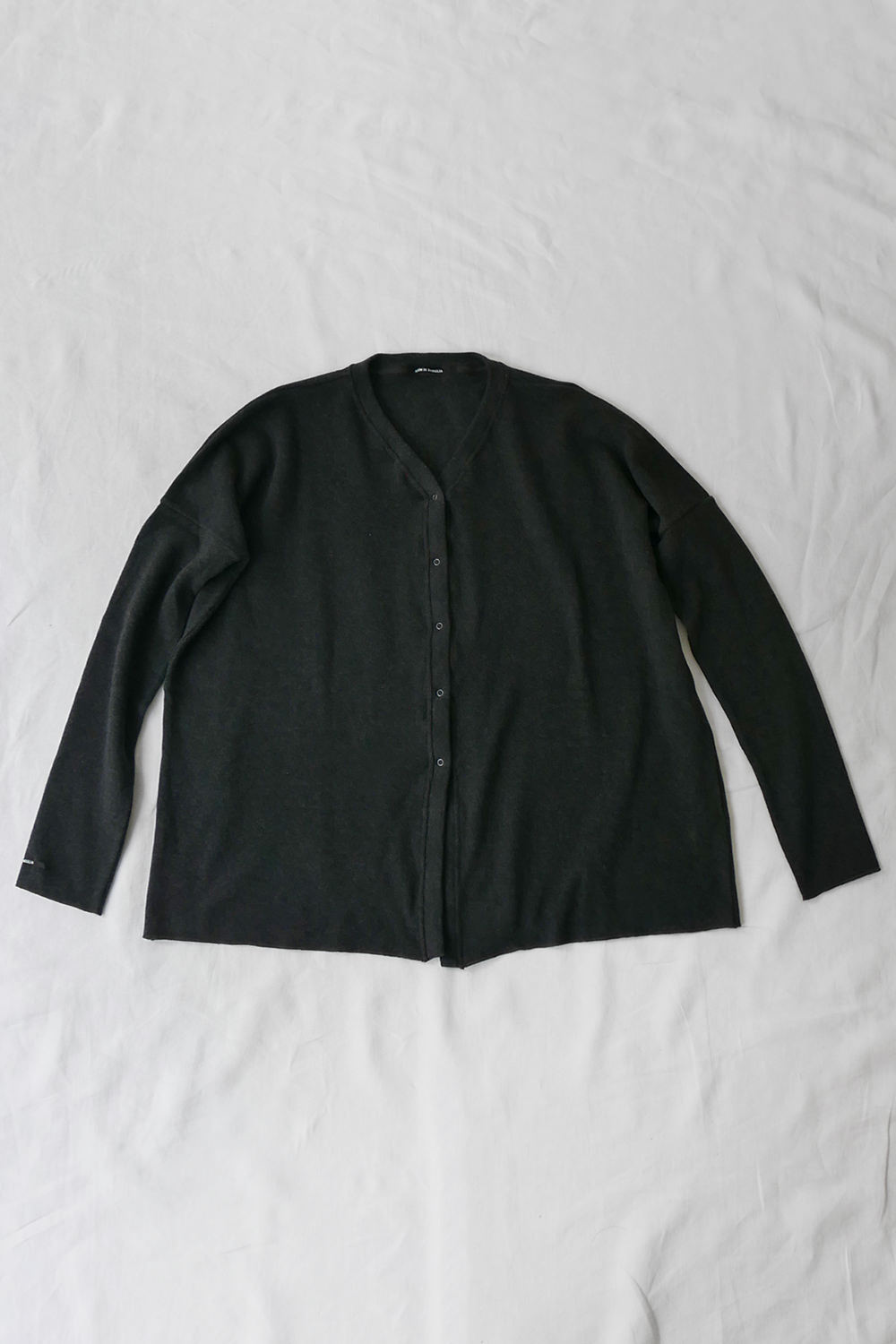 Album di Famiglia, High Neck Cardigan Almost Black - Makie. Main.