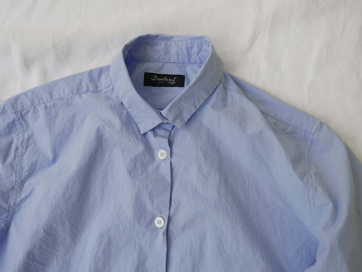 Bergfabel, Loose Tyrol Shirt - Lt. Blue - Made in Italy - MAKIE