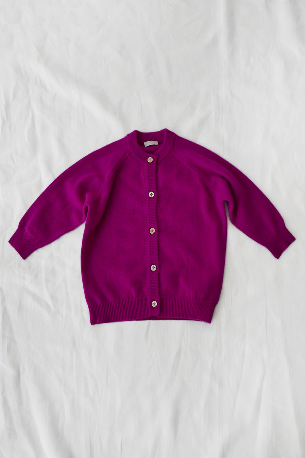 makie wool cashmere cardigan violet top picture