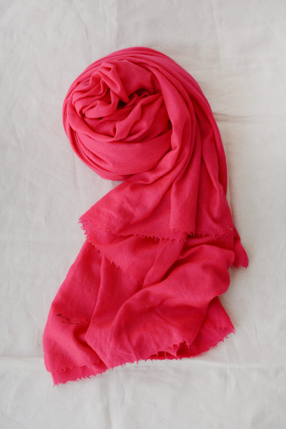 Manuelle Guibal Cashmere Shawl Top Picture Pink