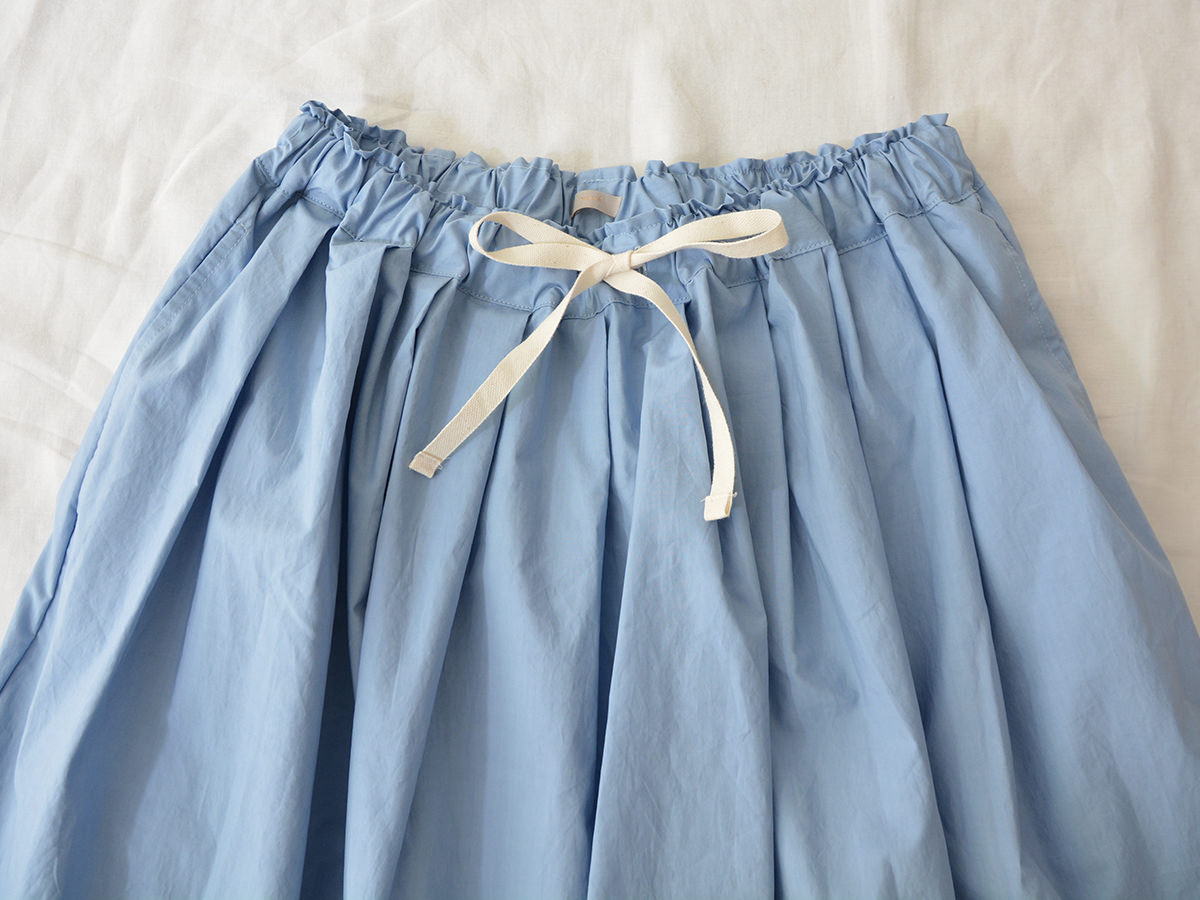 Women's Cotton Skirt. Light Weight Cotton. Adjustable Ribbons Waist.